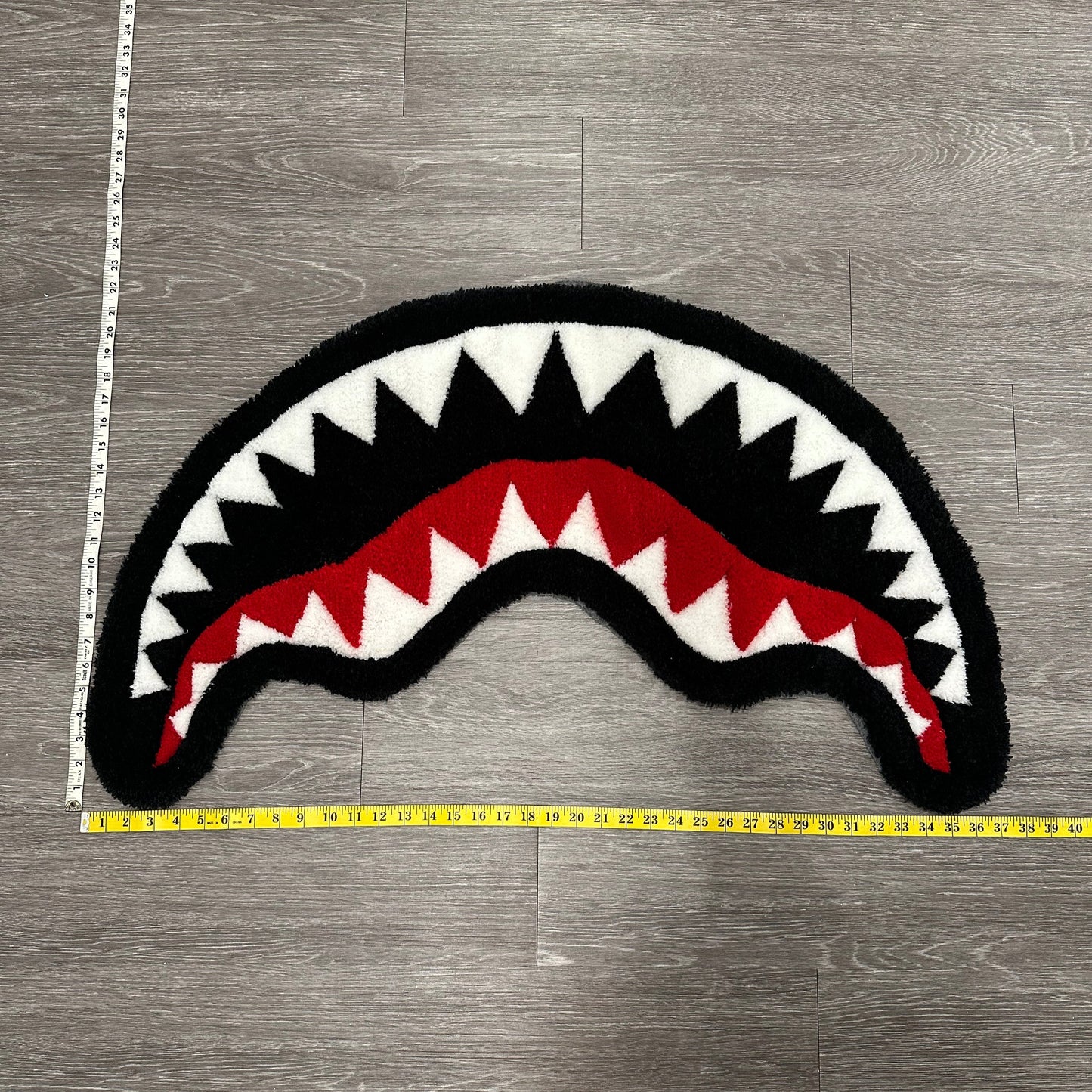 Shark mouth rug