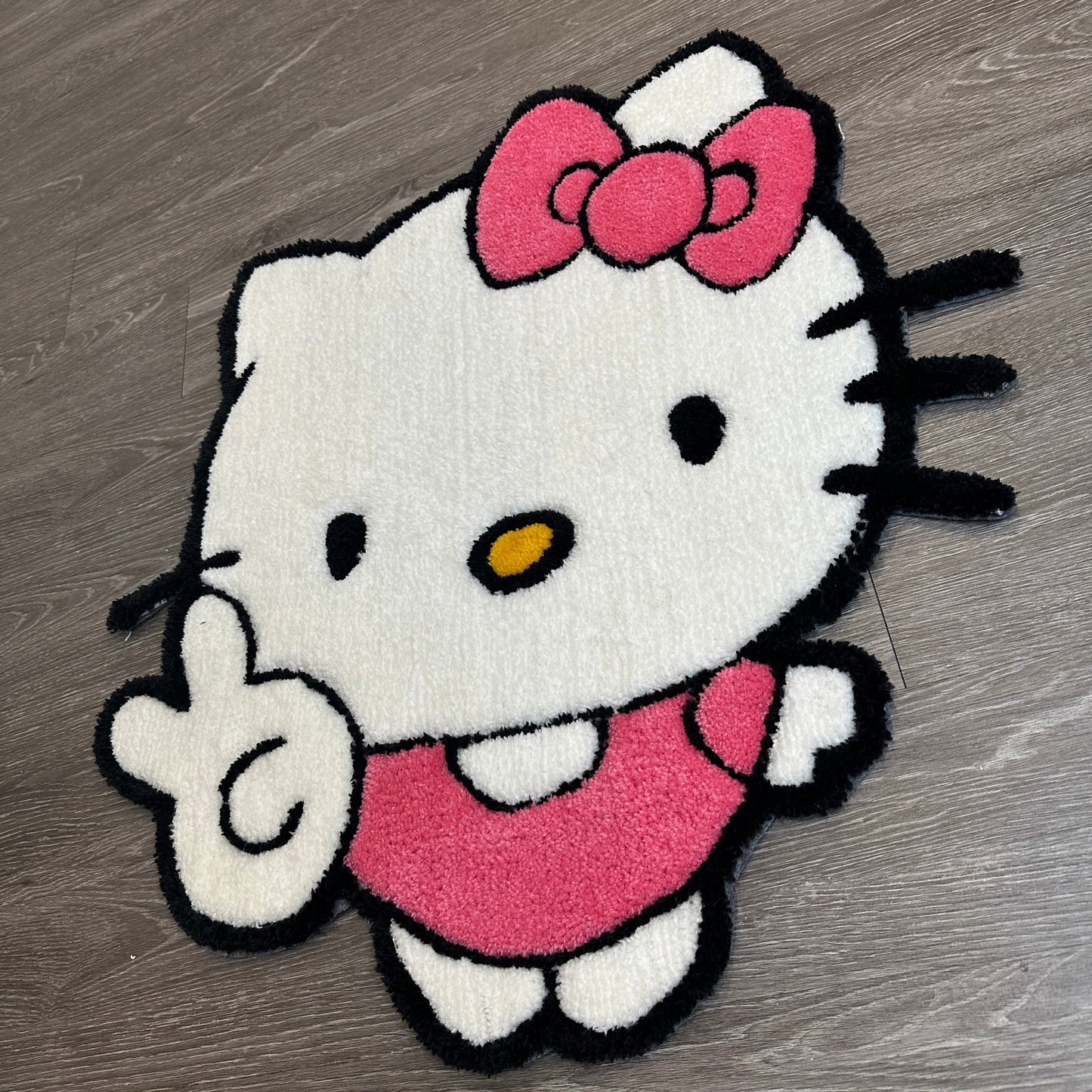 Hello Kitty Peace rug