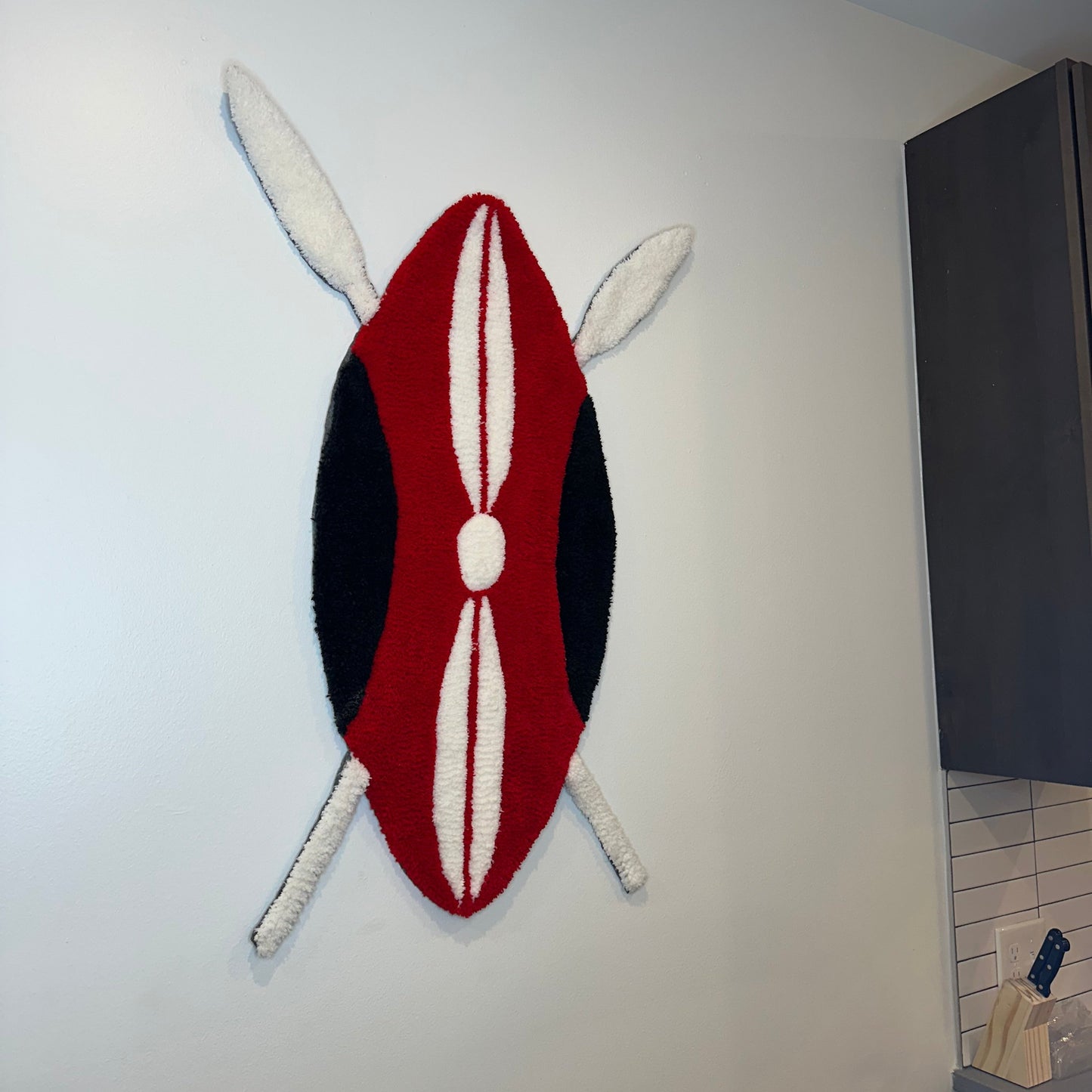 Kenya shield custom rug