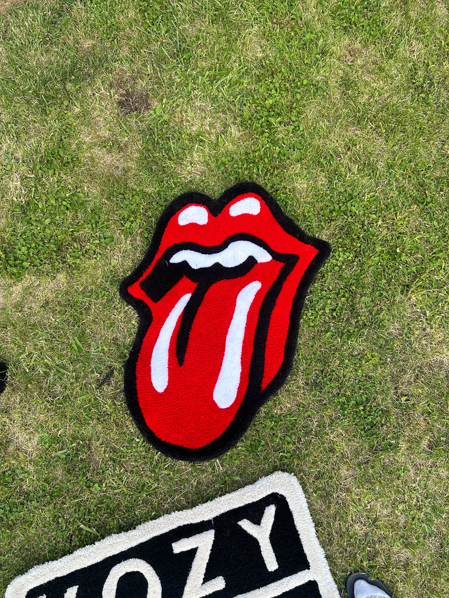Rolling Stones rug