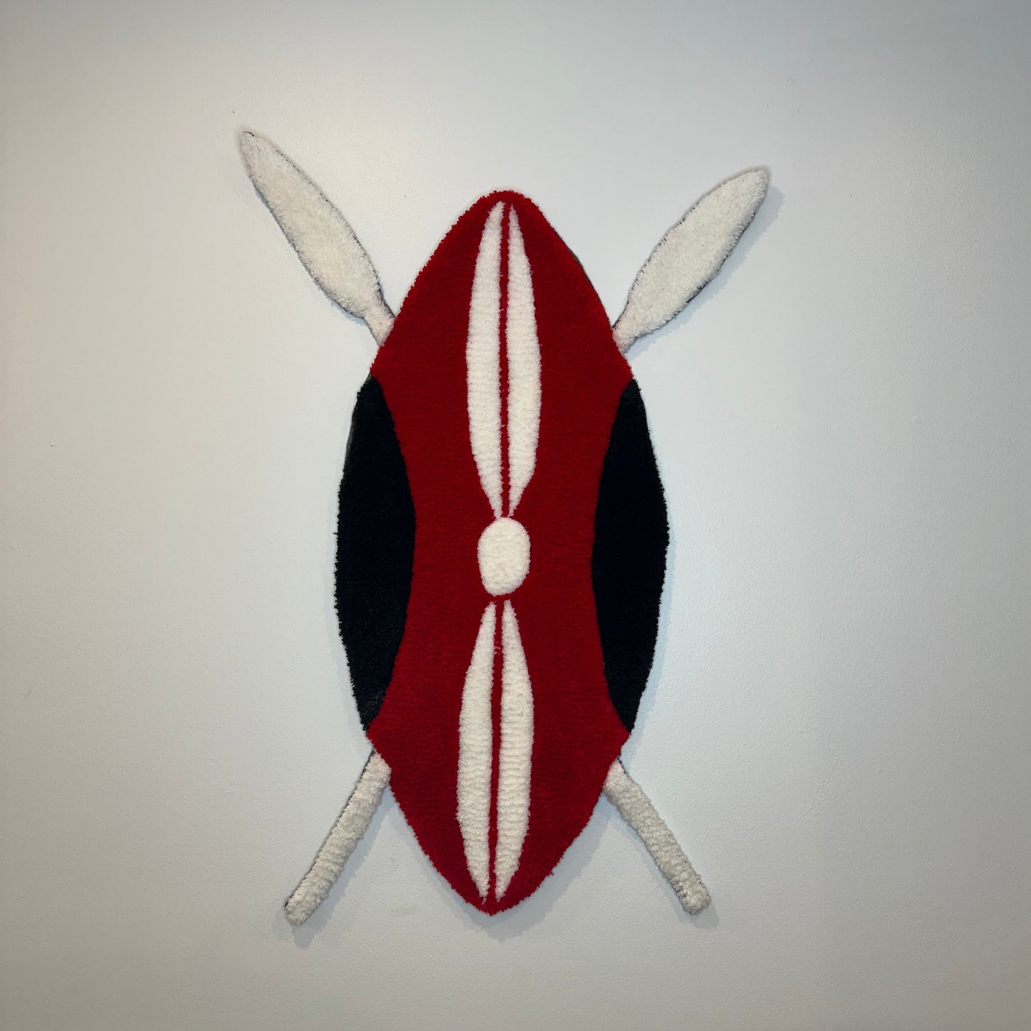 Kenya shield custom rug