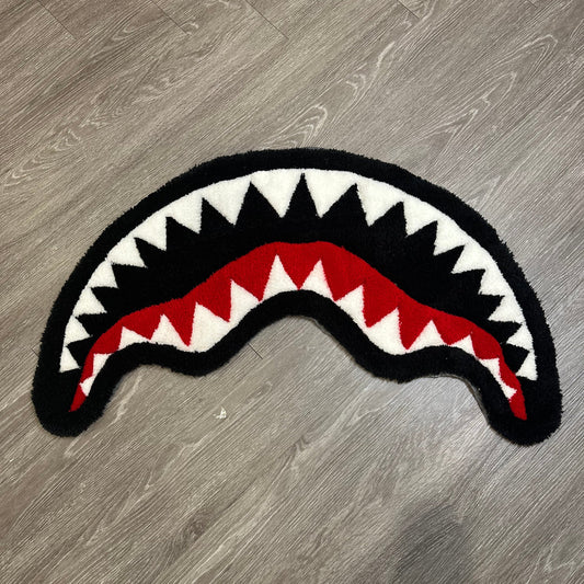Shark mouth rug