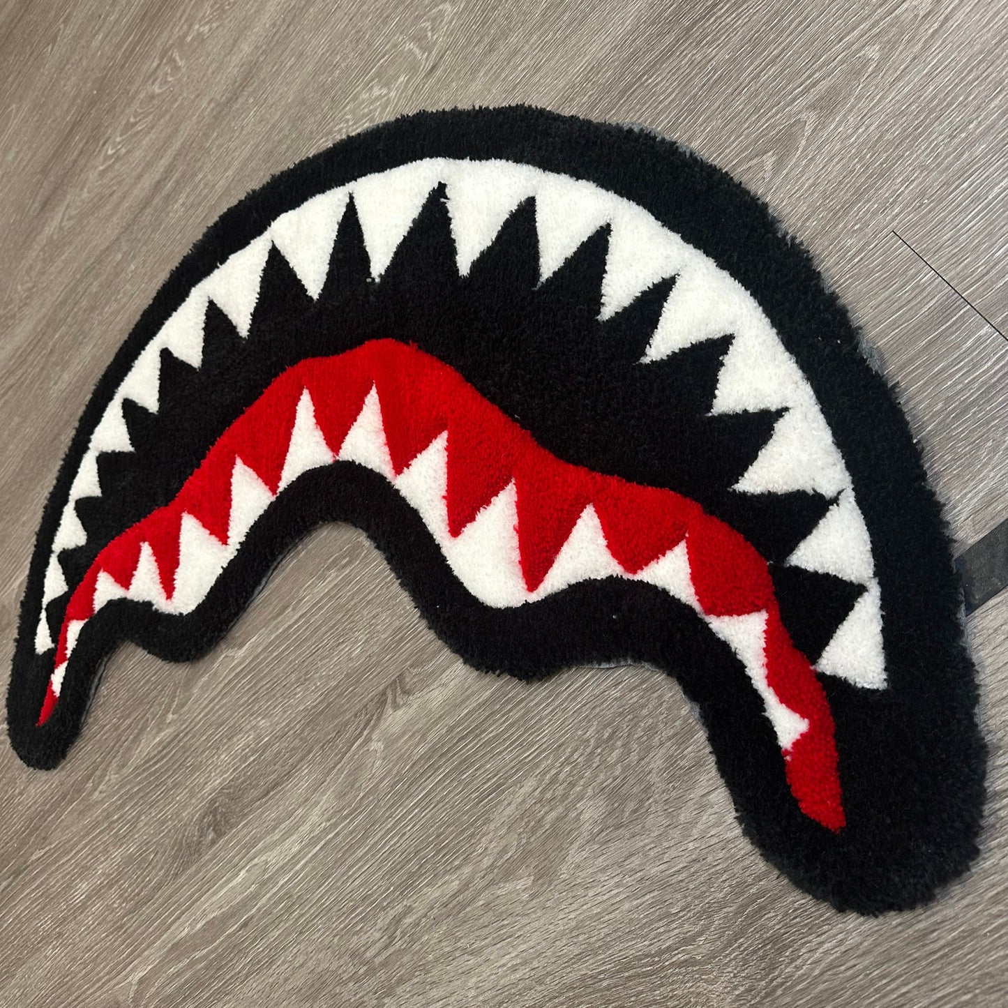 Shark mouth rug