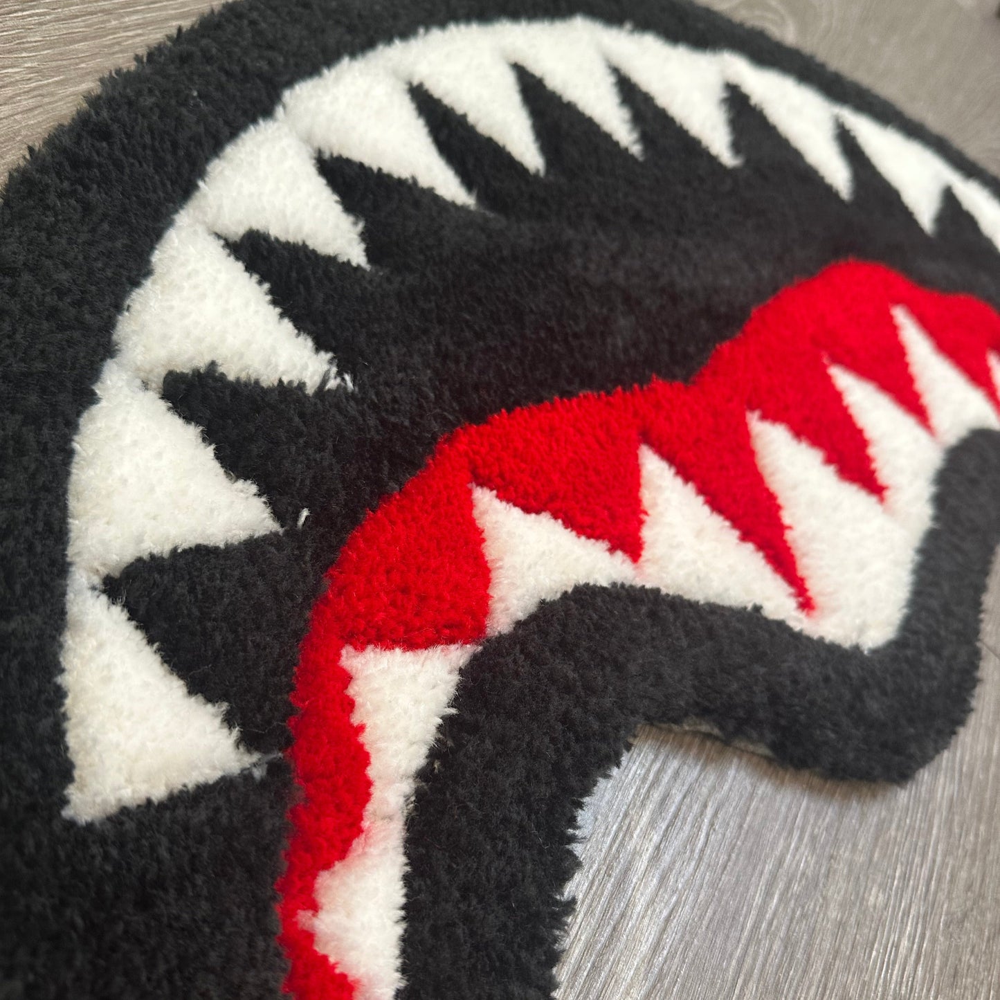 Shark mouth rug