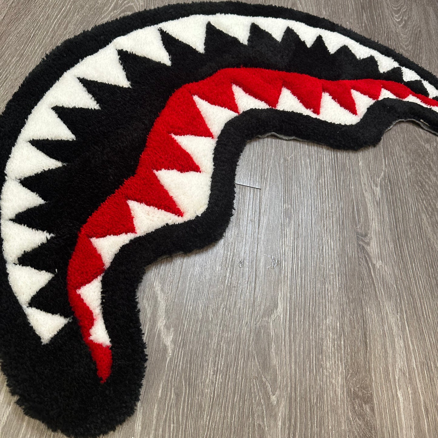 Shark mouth rug