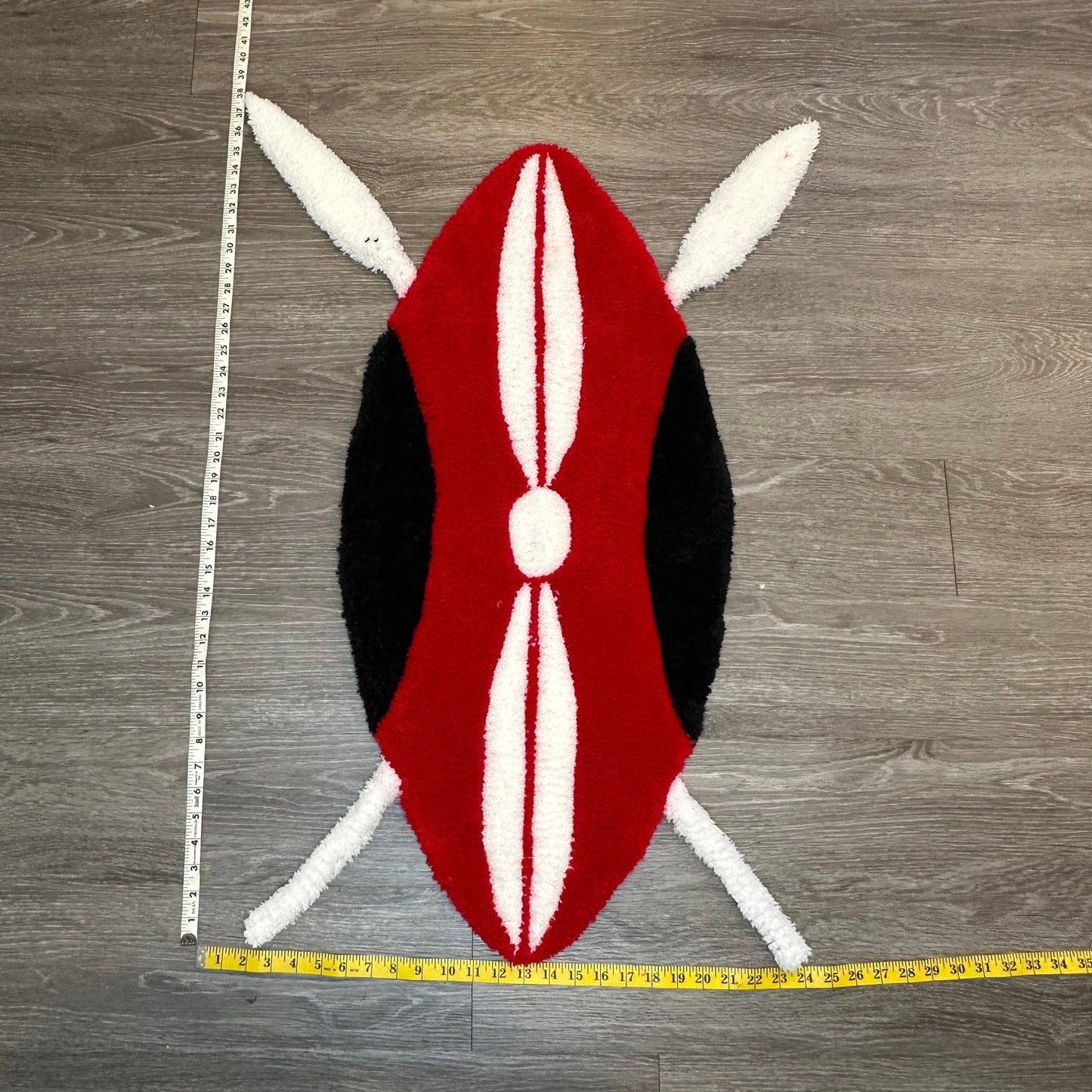 Kenya shield custom rug