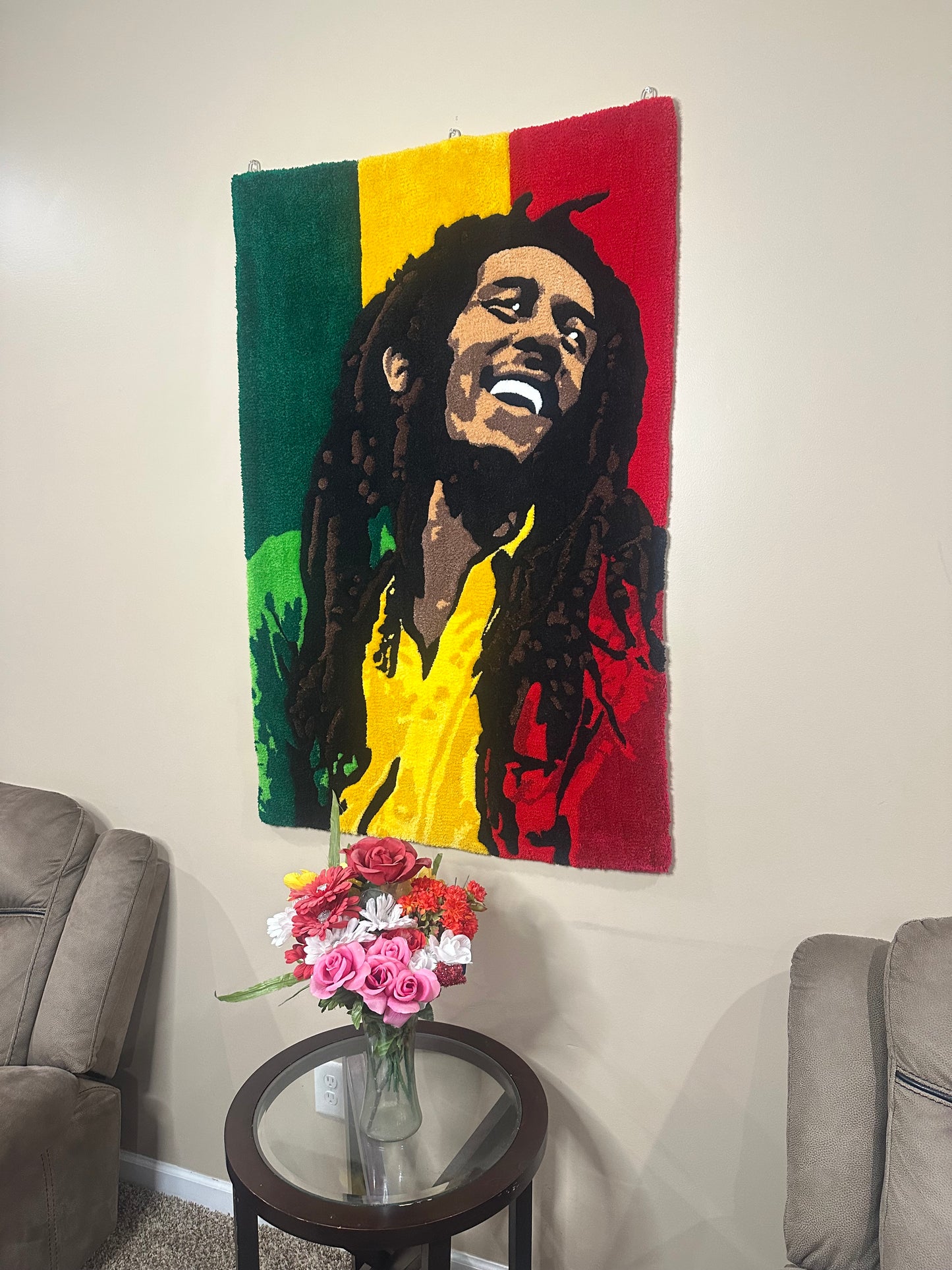 Bob Marley Poster Rug