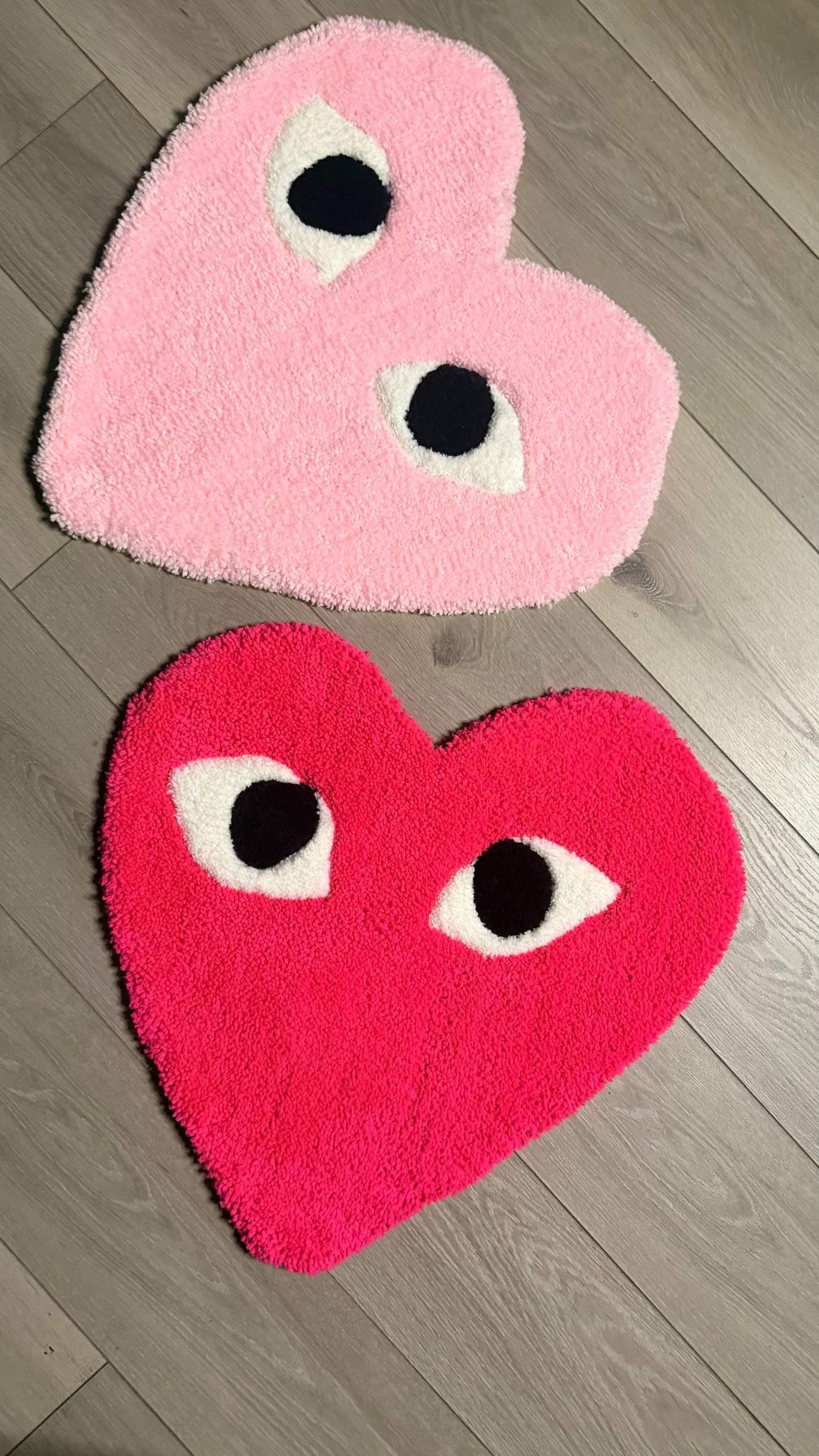 CDG heart rug