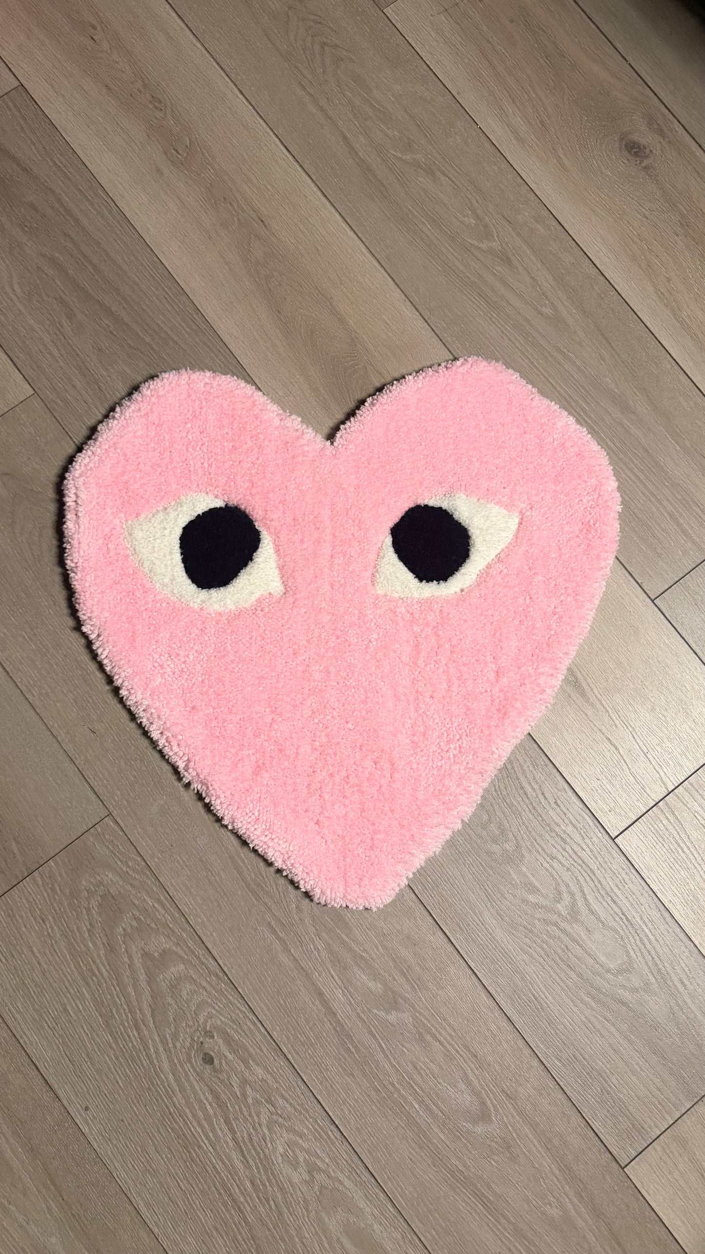 CDG heart rug