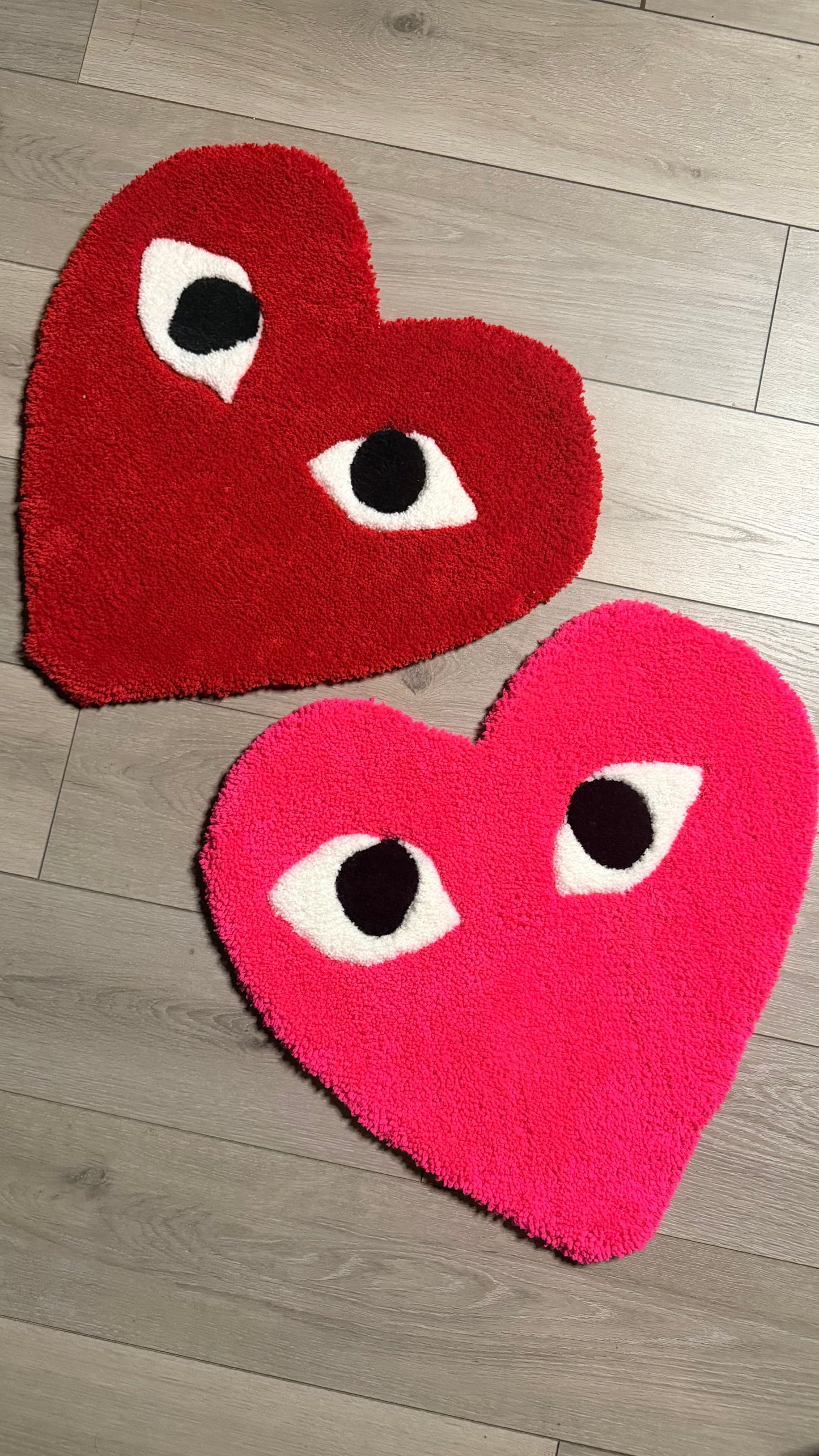 CDG heart rug