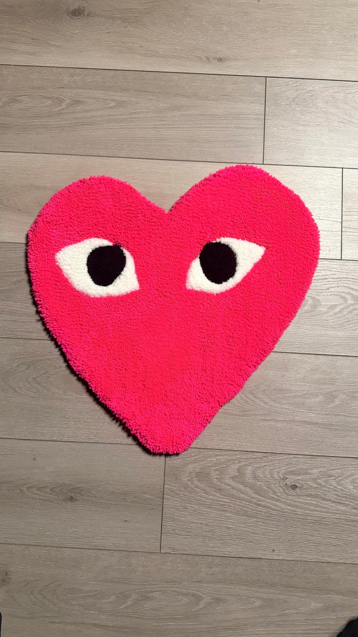CDG heart rug